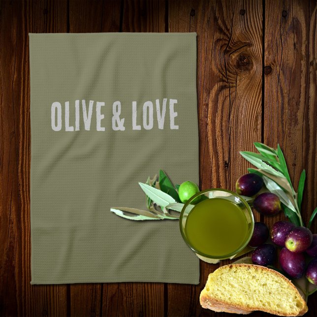 Olive&Kärlek - roligt citat Kökshandduk (Skapare uppladdad)