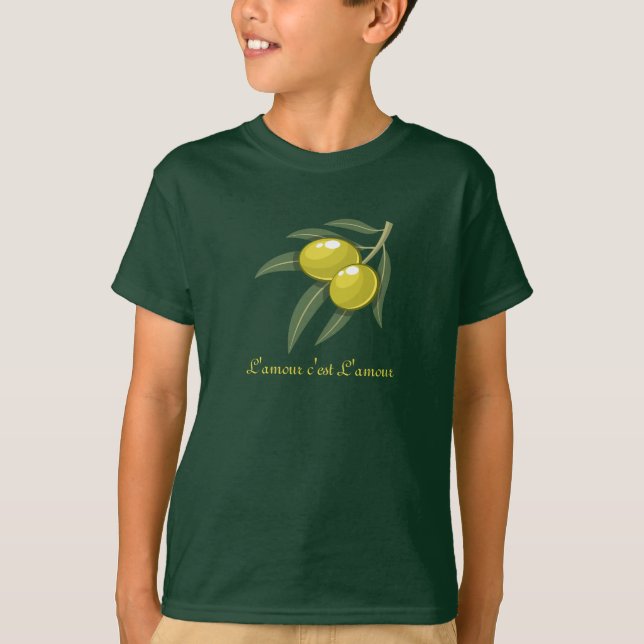 Olive Kärlek T Shirt (Framsida)