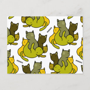 Olive kittens helg vykort