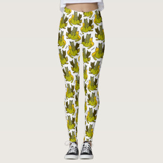 Olive kittens leggings