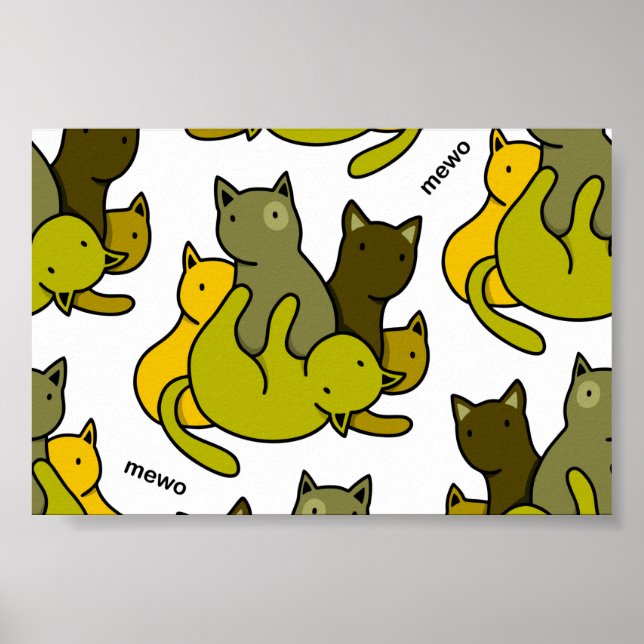Olive kittens poster (Framsidan)