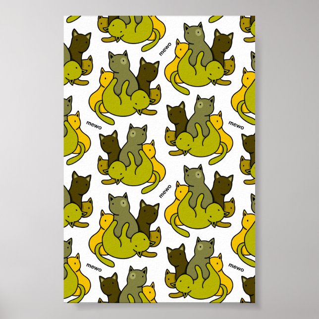 Olive kittens poster (Framsidan)