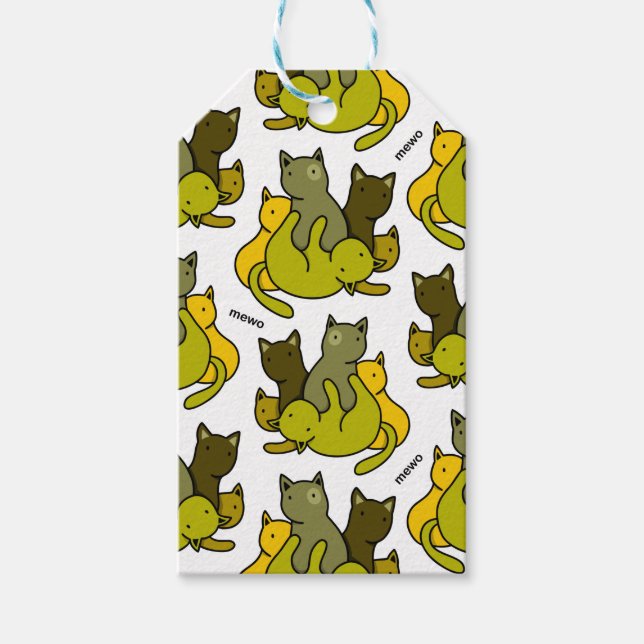 Olive kittens presentetikett (Framsidan)