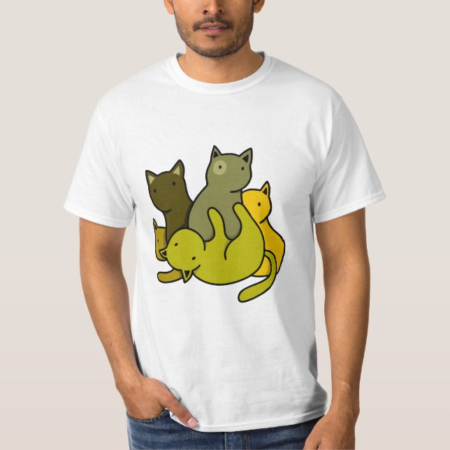 Olive kittens t shirt (Framsida)