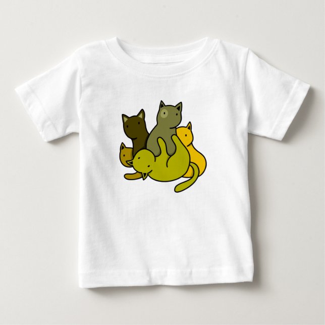 Olive kittens t shirt (Framsida)