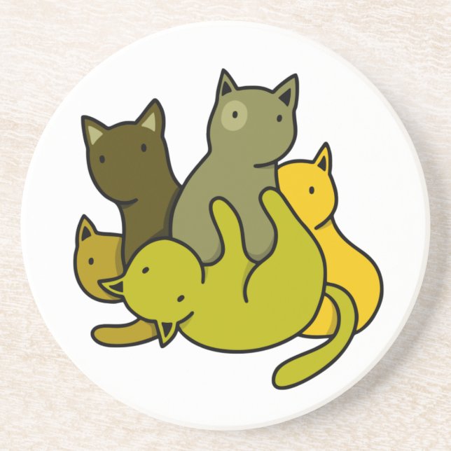Olive kittens underlägg (Framsidan)