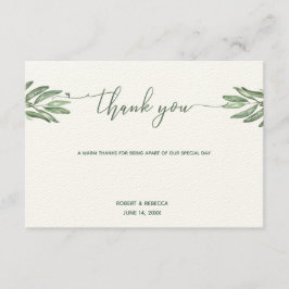 Olive Löv Bröllop - tackkort Tack Kort