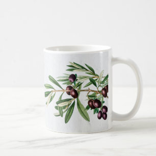 Olive Löv, den grekiska ön i Medelhavet Kaffemugg