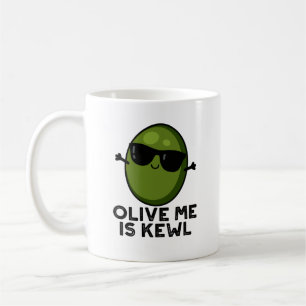 Olive Me är Kewl Coola Olive Pun Kaffemugg