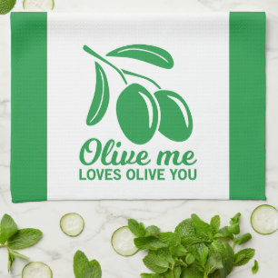 Olive me Kärlek Olive Kökshandduk
