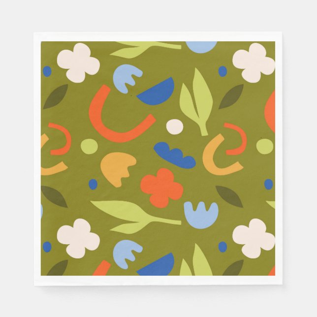 Olive Meadow Pappersservett (Framsidan)