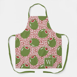 Olive Mediterranean Greek Key 