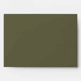 Olive Moss Matching Wedding Blank Plain