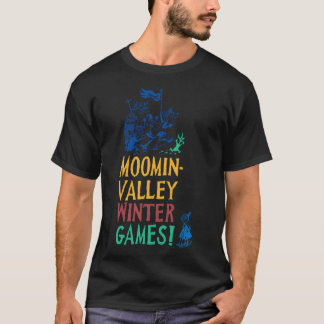 Olive Mumintrollets Vintergalenskaper Springande K T Shirt