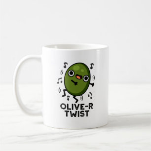 Olive-r Twist Funny Fruit Olive Pun Kaffemugg