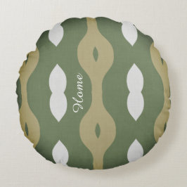 Olive Rhythm Nordic Atelier  Rund Kudde