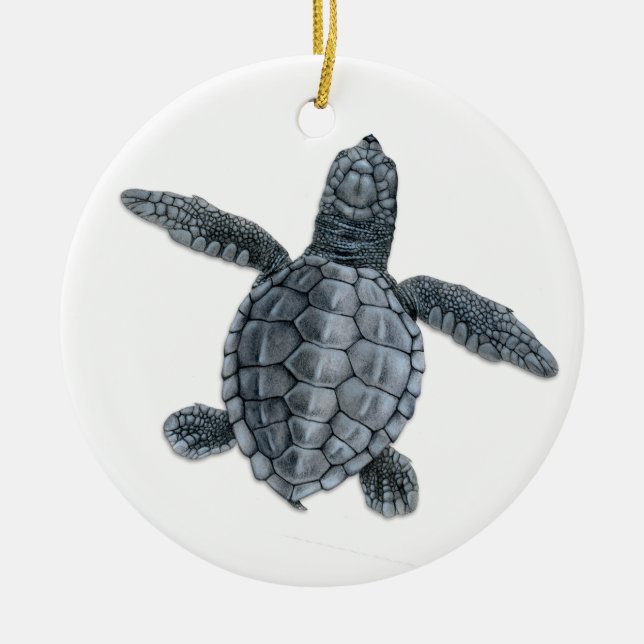 Olive Ridley Sea Turtle Hatchling Ornament (Framsidan)