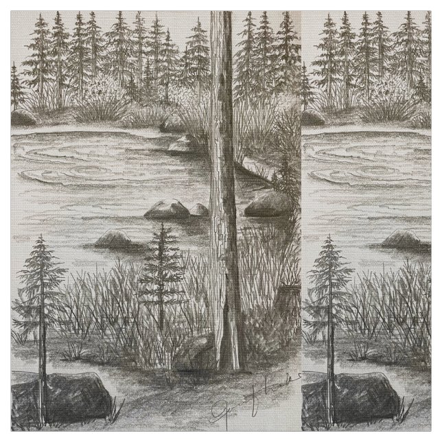 Olive Sjö Tyg (Provkarta)