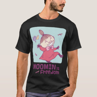 Olive Skidåkning Muminpappan Fast I Snö Vinter Gam T Shirt