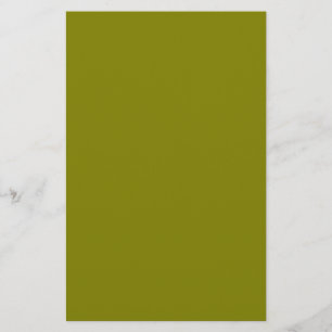 Olive Solid Färg Brevpapper
