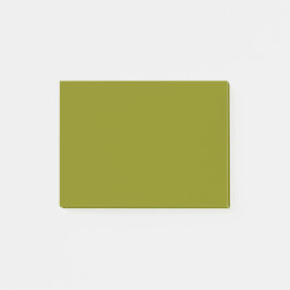 Olive Solid Färg Post-it Block