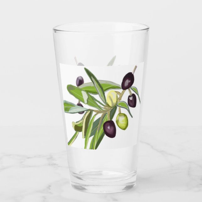 Olive Spray Glaskopp (Framsida)
