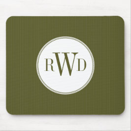 Olive Streck Monogram Mousepad Musmatta