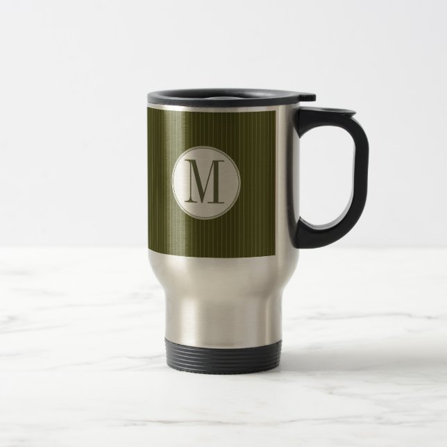 Olive Streck Single Monogram Mugg (Höger)