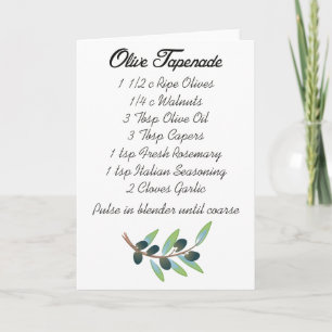 Olive Tapgranat Kort