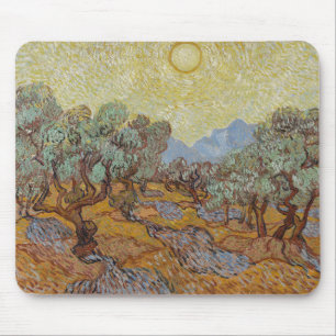 Olive Träd, av van Gogh Musmatta