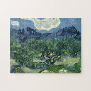 Olive Träd av Van Gogh Painting Art Pussel