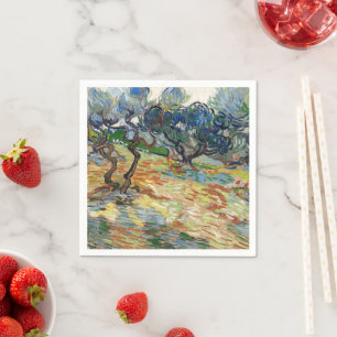 Olive Träd av Vincent Van Gogh Pappersservett