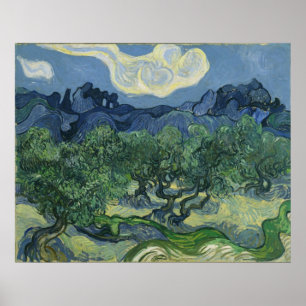 Olive Träd av Vincent Van Gogh Poster