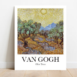 Olive Träd av Vincent van Gogh Poster