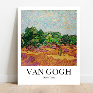 Olive Träd av Vincent Van Gogh Poster