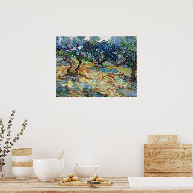 Olive Träd av Vincent van Gogh Poster (Kök)