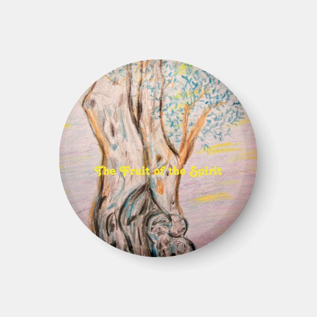 Olive Träd frukten av spriten Magnet (Framsidan)