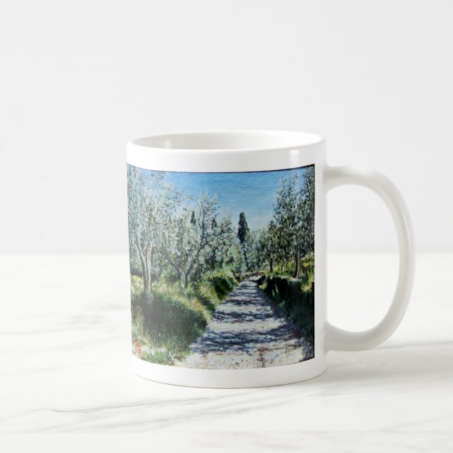 OLIVE TRÄD I RIMAGGIO KAFFEMUGG (Höger)