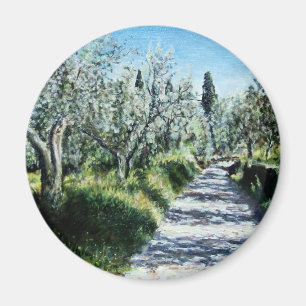 OLIVE TRÄD I TUSCANY MAGNET