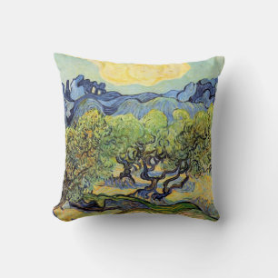 Olive Träd med Alpeles av Vincent van Gogh Kudde