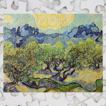 Olive Träd med Alpeles av Vincent van Gogh