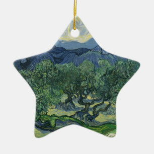 Olive Träd - Van Gogh Julgransprydnad Keramik
