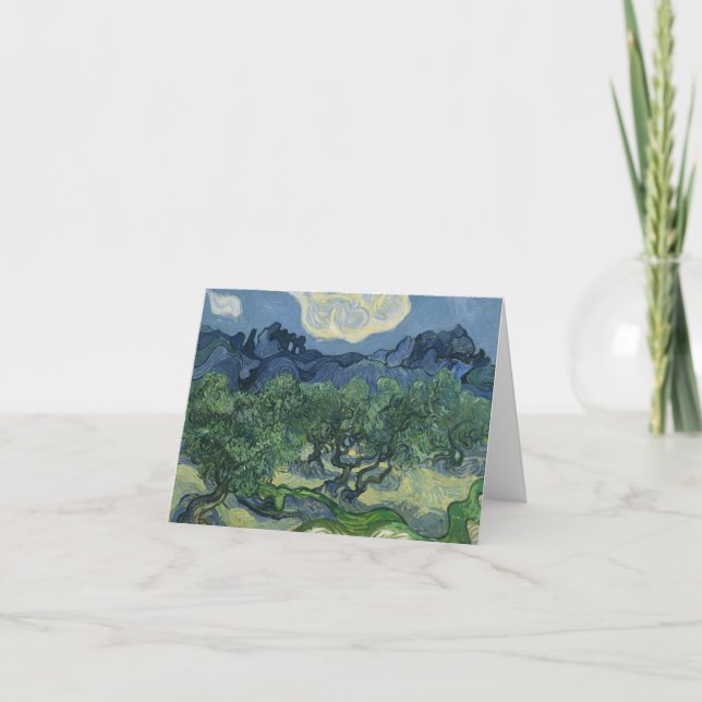 Olive Träd - Van Gogh Kort (Framsida)