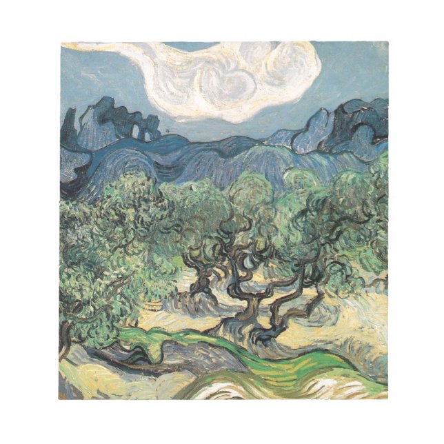 Olive Träd, Vincent van Gogh Anteckningsblock (Framsida)