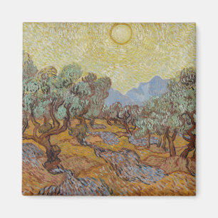 Olive Träd, Vincent van Gogh Magnet