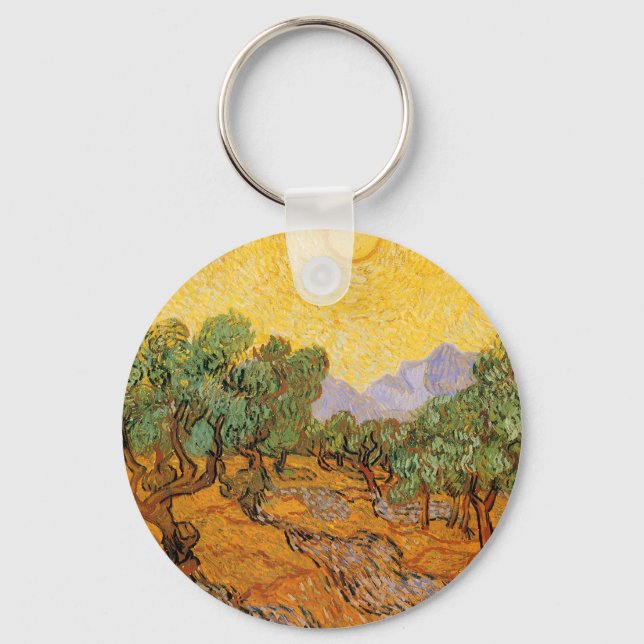 Olive Träd, Vincent Van Gogh Nyckelring (Framsida)