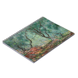 Olive Träd Wood in the Moreno Gardens (av Monet) Anteckningsbok