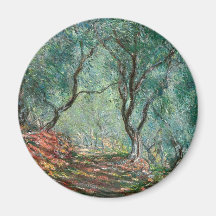 Olive Träd Wood in the Moreno Gardens (av Monet)