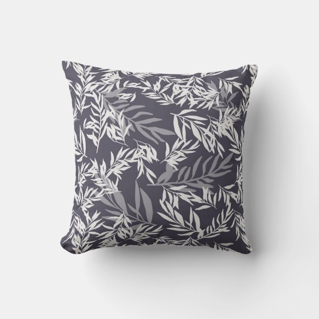 Olive tree - dark blue kudde (Framsida)