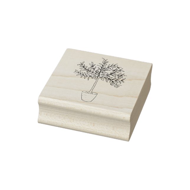 Olive tree rubber stamp stämpel (Stämpel)